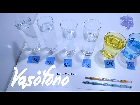 VASÓFONO, ¡música con vasos y agua!
