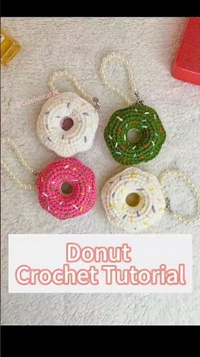 How to Crochet a Donut 🧶 ✨ Step-by-Step Tutorial