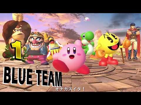 スマブラSP チームリザルトいろんな組み合わせで遊んでみたやつ