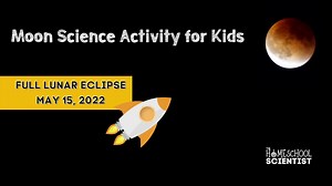 Hands-on way for younger students to learn the phases of the moon. Download a free Lunar Eclipse & Phases of the Moon lesson resource with printables and hands-on activities https://bit.ly/lunareclipsekids | The Homeschool Scientist