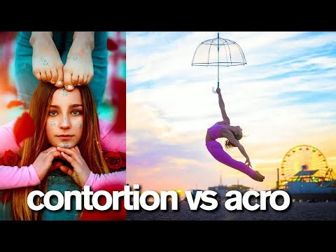 Jordan Matter! CONTORTION vs ACRO Viral 10 Minute Photo Challenge