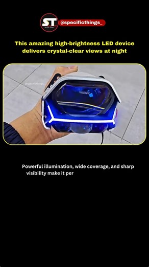 This LED Device Makes NIGHT Look Like DAY . #technology #techfacts #nightlight #technerds