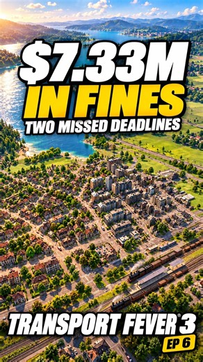 $7.33M in Fines... Still Growing | Transport Fever 3