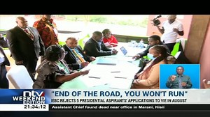 1.6K views · 53 reactions | 'End of The Road, You Won't Run' IEBC has today rejected the application of five presidential aspirants seeking to run in the upcoming election. #NTVWeekendEdition | NTV Kenya | Facebook