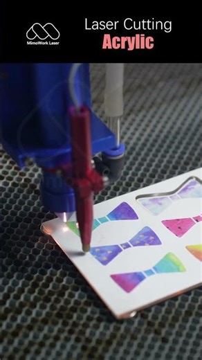 Cutting pre-printed acrylic without CCD? Hope you're not planning to scale.