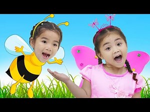Suri & Annie Pretend Play Bee & Butterfly Kids Adventure