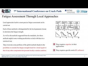 91 Fatigue strength of a common steel welded detail through Eurocode 3 and local strain energy ...