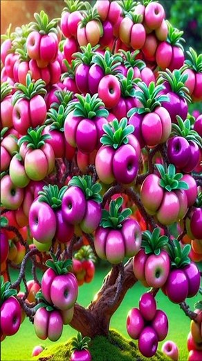 easy and fast techniques for propagating and growing red apple trees #garden #fruits