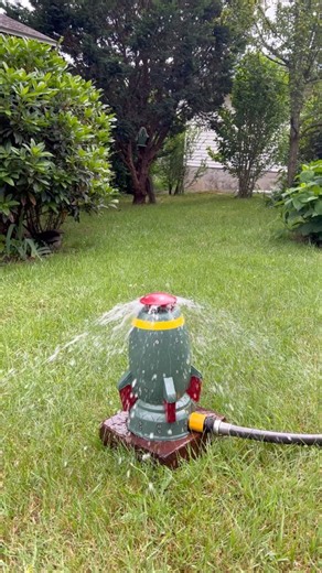 3.1M views · 43K reactions | Who needs a Mini Nuke sprinkler??? @Fallout I know I did! (I saw a plain yellow rocket sprinkler & I knew I had to buy it & paint it into a Fallout Mini Nuke ) Process vid of how I did it tomorrow #fallout #fallouttok #mrsfallout #bethesda #fallout76 #mininuke #falloutcrafting #falloutcrafts | Mrs.Fallout | Facebook