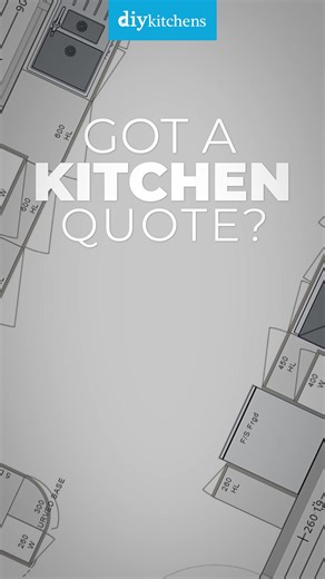 Already have a kitchen plan or quote? Why not share it with us and see just how much you could save by switching to DIY Kitchens? Many of our customers have saved £1,000s with us! Send us your quote: bit.ly/DIYQ1 #diykitchens #kitchen #quote