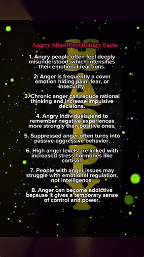 Angry Mind Psychology Facts