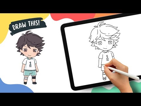 Toru Oikawa | Haikyuu!! – Easy Cartoon Drawing Tutorial