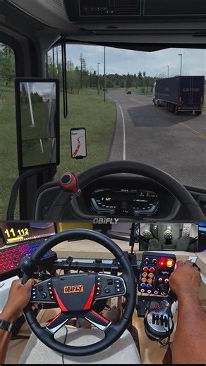 DAF xg full sending 😁😆 #EuroTruckSimulator2 #pcsetup #ETS2 #gamingsetup #simracing | OBiFLY