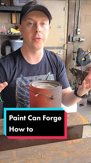 Replying to @sammonparty , @Johnie Bravo , here's how I built the paint can forge. #blacksmith #forge #diy #fyp #handmade #learnontiktok #buildityourself