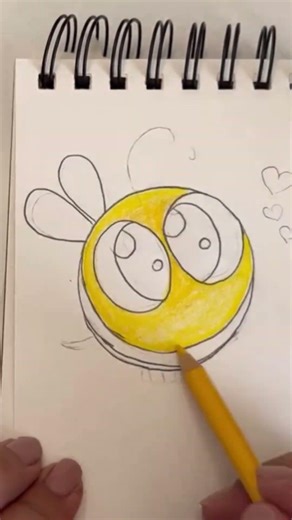 How to Draw a Cute Bee | Easy Drawing