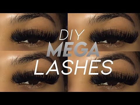 DIY HOW TO DO MEGA LASHES AT HOME| TOP + BOTTOM| QUARANTINE LASHES| MEGA VOLUME LASHES TUTORIAL