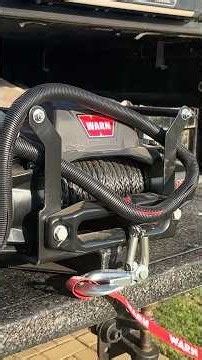 Portable Warn Winch Setup