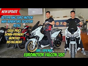 Euro motor Falcon 180i Adventure Scooter Angas Din