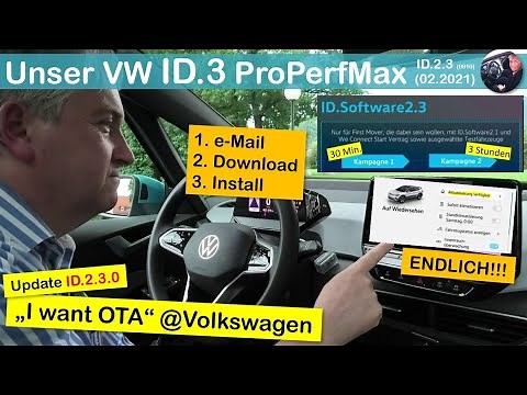 „I want OTA“ @Volkswagen | alle DETAILS und der ABLAUF zum Update ID.2.3 | VW ID.3