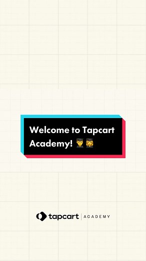 Today we are so excited to announce the launch of 𝐓𝐚𝐩𝐜𝐚𝐫𝐭 𝐀𝐜𝐚𝐝𝐞𝐦𝐲! 👩‍🎓👨‍🎓 Tapcart Academy will teach merchants how to become mobile commerce experts by launching a mobile app, teaching them strategies that have proven to work with top brands, and how to effectively execute those strategies with the Tapcart platform. We can’t wait for you all to experience this awesome new tool that our team has worked tirelessly on for months! #ecommerce #mobileapps #retention #techtok #dtc #d2