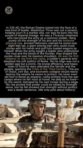 Maximinus Thrax: The Giant Soldier Who Became Rome's First Barracks Emperor