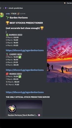 Garden Horizons Bamboo Cherry Mango STOCK PREDICTIONS #gardenhorizons #roblox #shorts