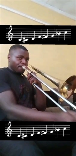 chromatic mixolydian scale for trombone