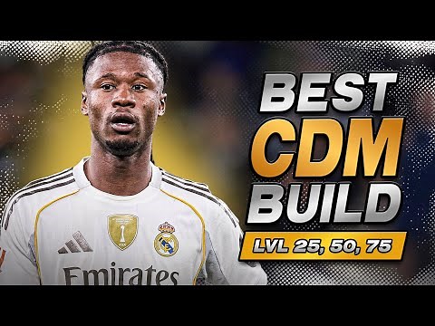 BEST CDM BUILD FOR LVL 25,50 & 75 | EAFC 26 Clubs