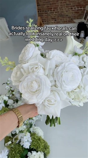 Faux Florals for the Perfect Wedding #2026Bride #WeddingFlorals #Engaged