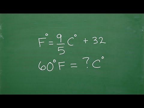 Fahrenheit to Celsius Using This Formula F=9/5(C)+32 NEED ALGEBRA SKILLS