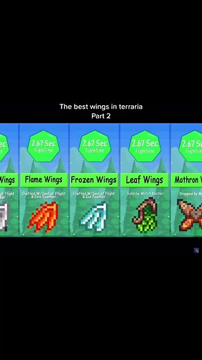 Unique Wing Designs in Terraria: Part 2 Showcase