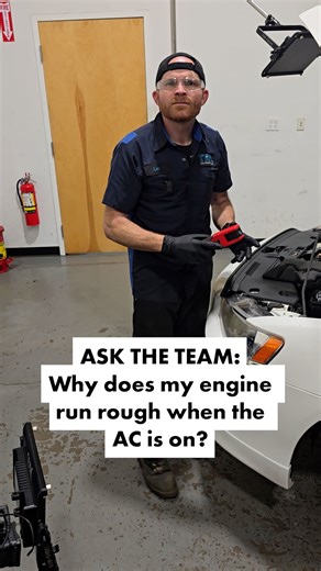 If your engine runs rough when the A/C is on, you’re not imagining it — there’s real science behind it. In this Ask the Team video, we asked Len: “Why does my engine run rough when the A/C is on?” He explains how the A/C compressor adds extra load to the engine, what happens when sensors or idle control can’t compensate, and how to spot when the issue points to a bigger problem. Understanding how your A/C system affects engine performance helps you know what’s normal and when it’s time for a clo