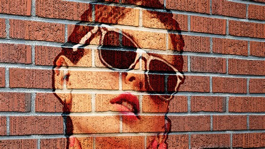Photoshop tutorial: How to transform a photo into a brick wall portrait