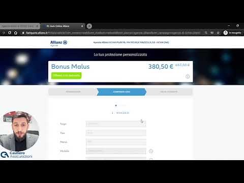 Preventivo assicurazione auto online - Tutorial Cautiero Assicurazioni