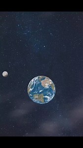 Earth and the Moon 🌎🌍 #earth #moon #space #nasa | Cosmic Adventure