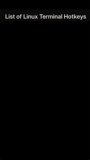 Prashant Kumar on Instagram: "💻 Essential Linux Terminal Hotkeys You Must Know ⚡ 🚀 Boost your productivity and master the Linux Terminal with these powerful keyboard shortcuts! Whether you’re a beginner or a pro, these hotkeys will make your command-line workflow lightning fast ⚙️🐧 📋 Key Sections Covered: 🔹 Bash Navigation: Move around commands efficiently with shortcuts like Ctrl + A, Ctrl + E, and Alt + F ⌨️ 🔹 Bash Control/Process: Control running processes using Ctrl + C, Ctrl + Z, and 