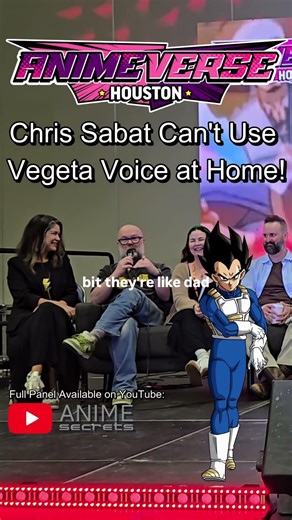 Christopher Sabat Can’t Use the Vegeta Voice at Home 🥺