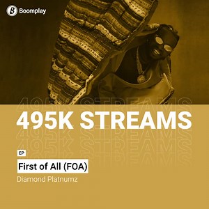 FIRST OF ALL Thanks For 1 Million Streams On Boomplay Music in 20hrs Get #FOAtheEP On Boomplay 👇🏼👇🏼 https://www.boomplaymusic.com/share/album/42213997 #FirstOfAll | Diamond Platnumz
