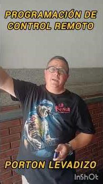 PROGRAMACIÓN DE CONTROL NUEVO PARA PORTON LEVADIZO