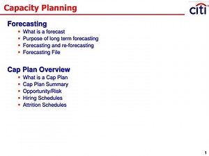 Capacity Planning - SlideServe