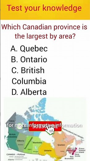 ||Largest Province in Canada by Area 🌎 | Geography GK|| Gyan Chakra GK||#gkshorts |