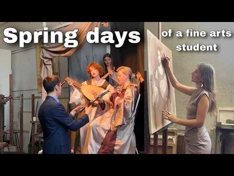 Spring days of a fine arts student