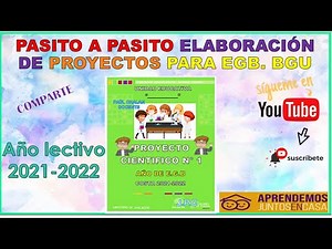 PROYECTOS INTERDISCIPLINAR EGB-BGU AÑO LECTIVO 2021-2022 GUIAS Y MODELOS