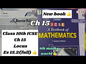 Class 10th icse Maths Ch 15 Locus Ex 15.2(full)👍easy explained 👍