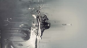 三维流体线条动画《HUMAN - PAINTED FACE》