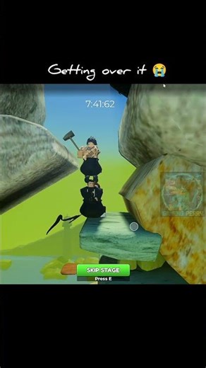 ROBLOX getting over it 😂 #roblox #robloxfunny #robloxfunnymoments