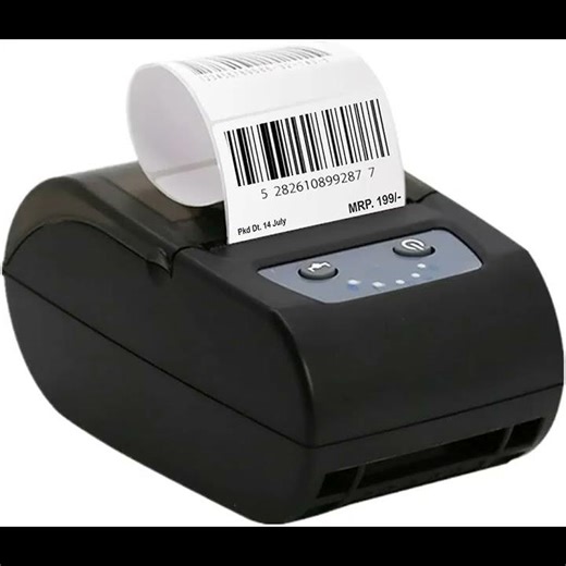 Bluetooth Printer Label Roll