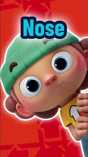 Learn Body Parts with Bo! 🧠✨ #shorts #kids