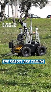 32K views · 144 reactions | Whether you want a robot capable of minesweeping or perhaps you need some help pulling heavy trailers around a site, these robots are for you. | Interesting Engineering | Facebook