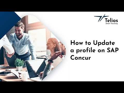 How to create a profile on SAP Concur